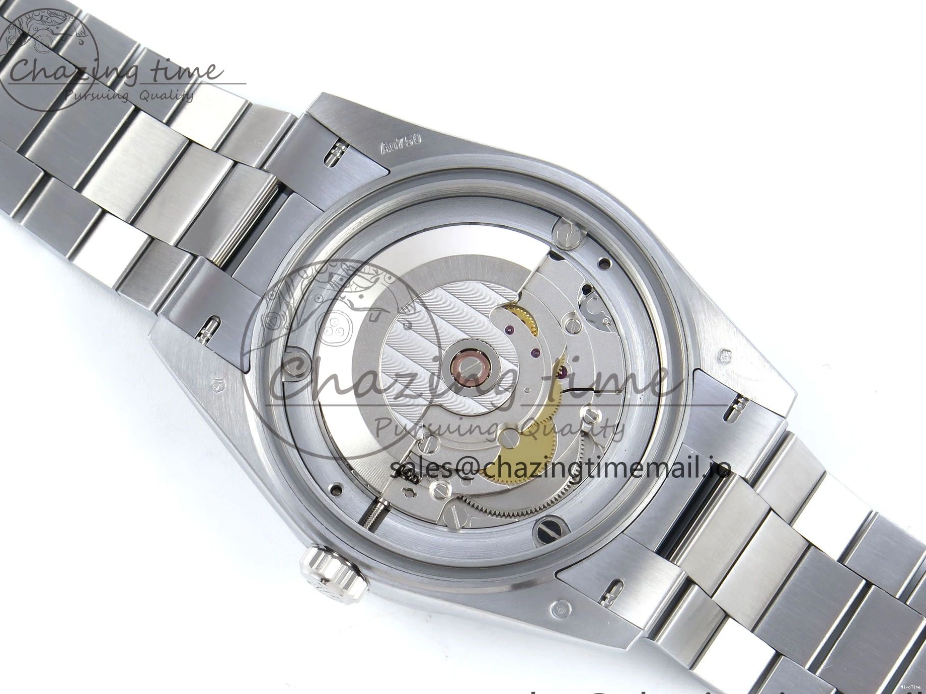 MiroTime 0219 Youthful Day Date 40 SS 228239 Noob 1:1 Best Edition Blue Roman Dial on President Bracelet A2836 (Gain Weight) 812